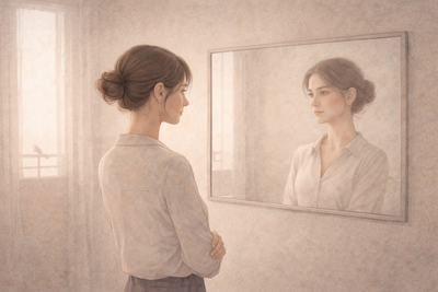 حُسنى والمرآة