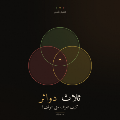 الدوائر الثلاث | الإختبار والشرح