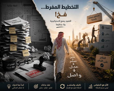 توقّف عن التخطيط… وابدأ العمل