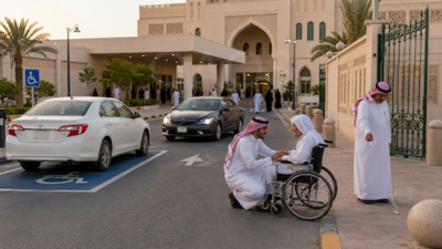 مشاهد من أمام مستشفى